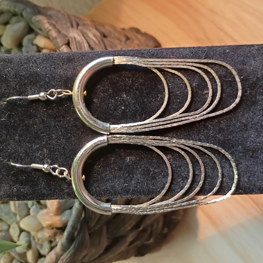 Elegant Silver Dangle Earrings